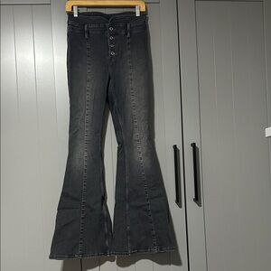 Women's free people Black Flared Jeans